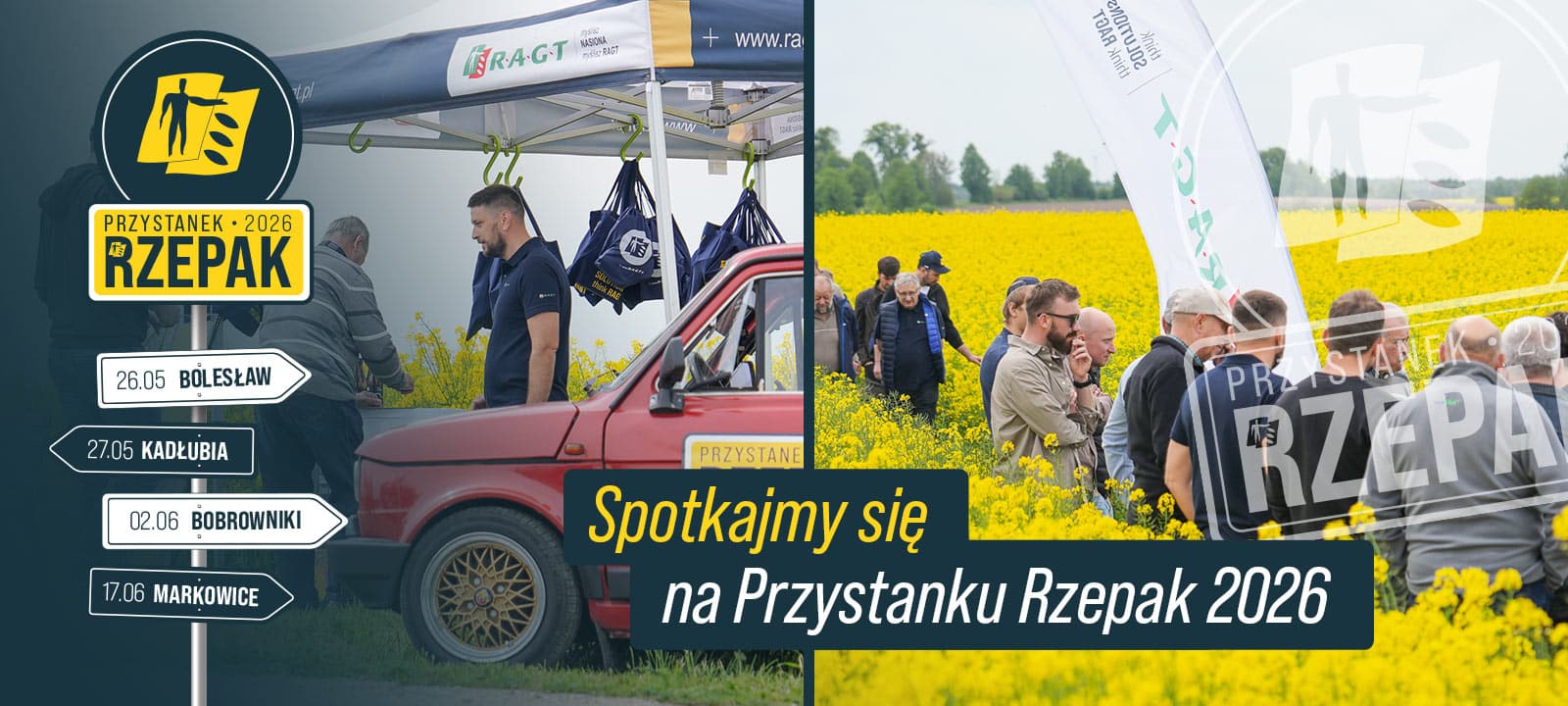 Przystanek rzepak RAGT 2026 spotkania polowe